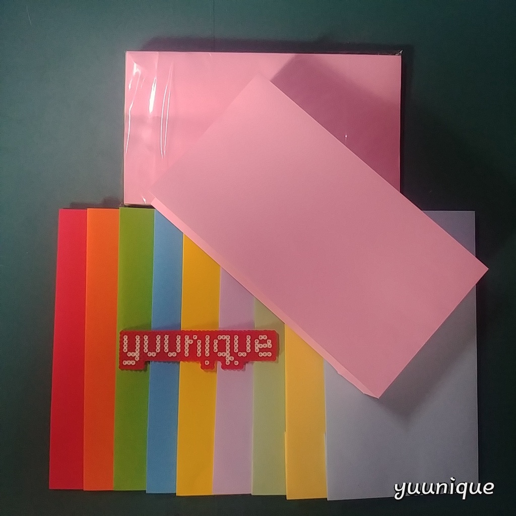 

10pcs Paperbag Polos 10 Warna/set untuk packing online shop