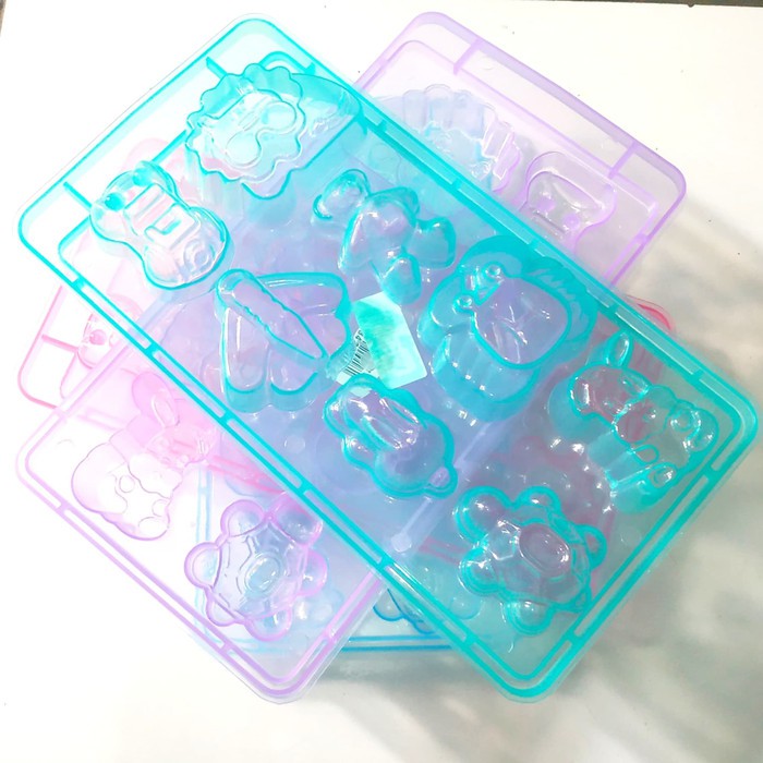 Cetakan Jelly Ager Es 8 Slot Karakter