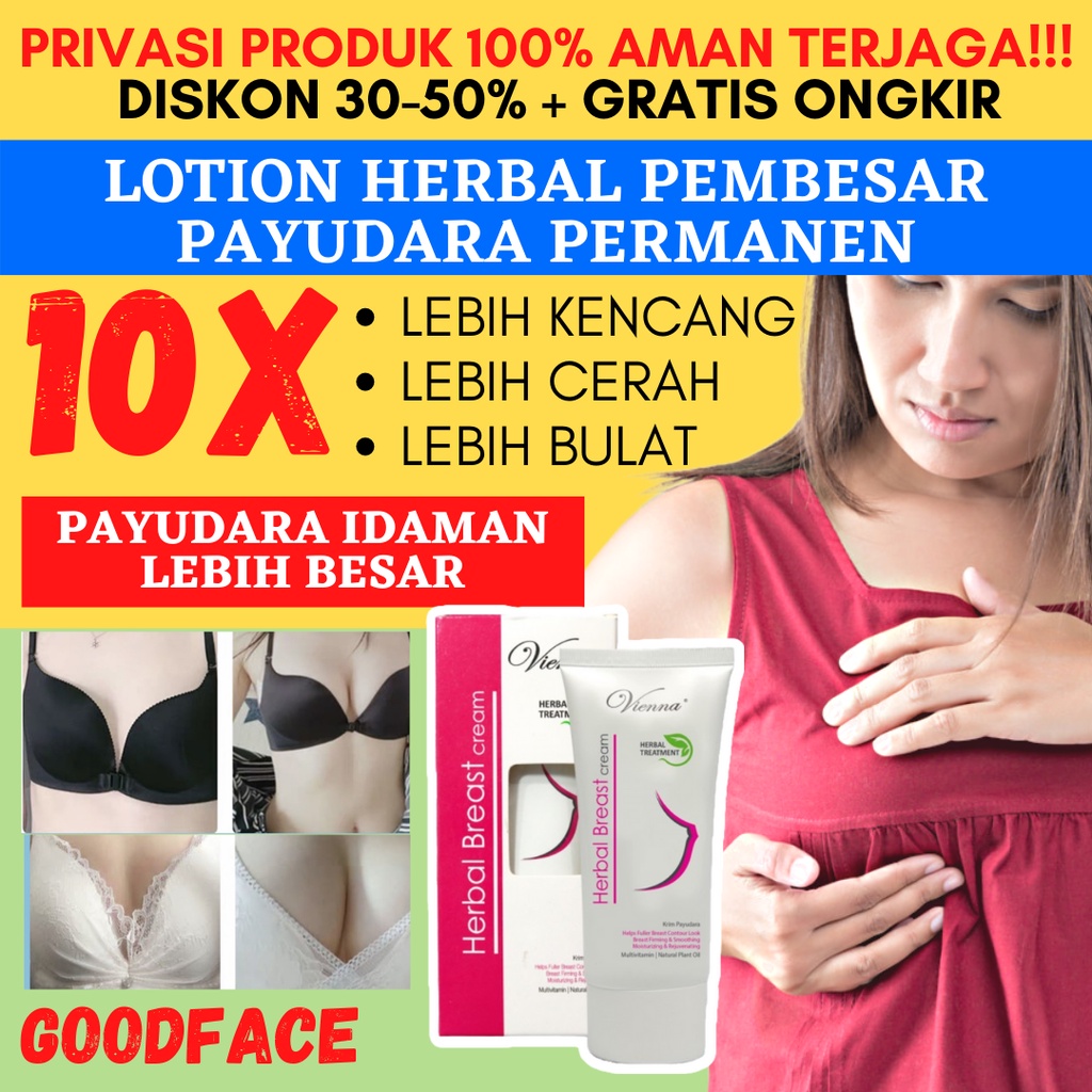 VIENNA HERBAL BREAST ORIGINAL BPOM PEMBESAR PAYUDARA CREAM PAYUDARA PENGENCANG PAYUDARA