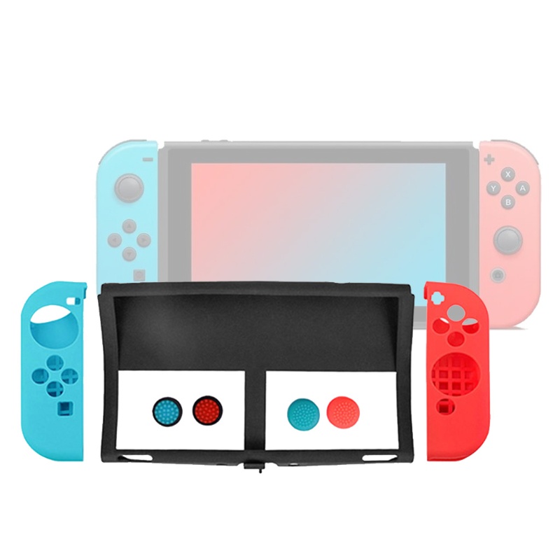 Btsg Untuk Switch OLED Console &amp; Joycons Cover Pelindung Penutup Kulit 7in1 Case