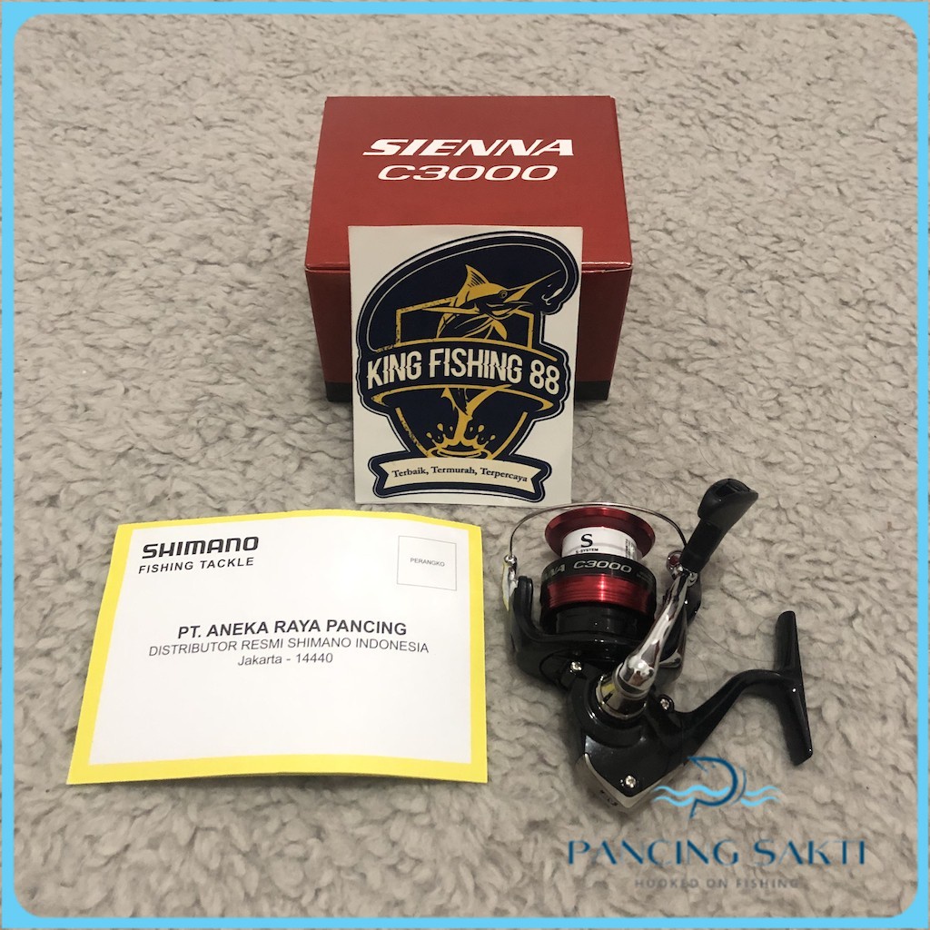 Reel Pancing SHIMANO Sienna C3000 Original Bergaransi Resmi Kuat Murah