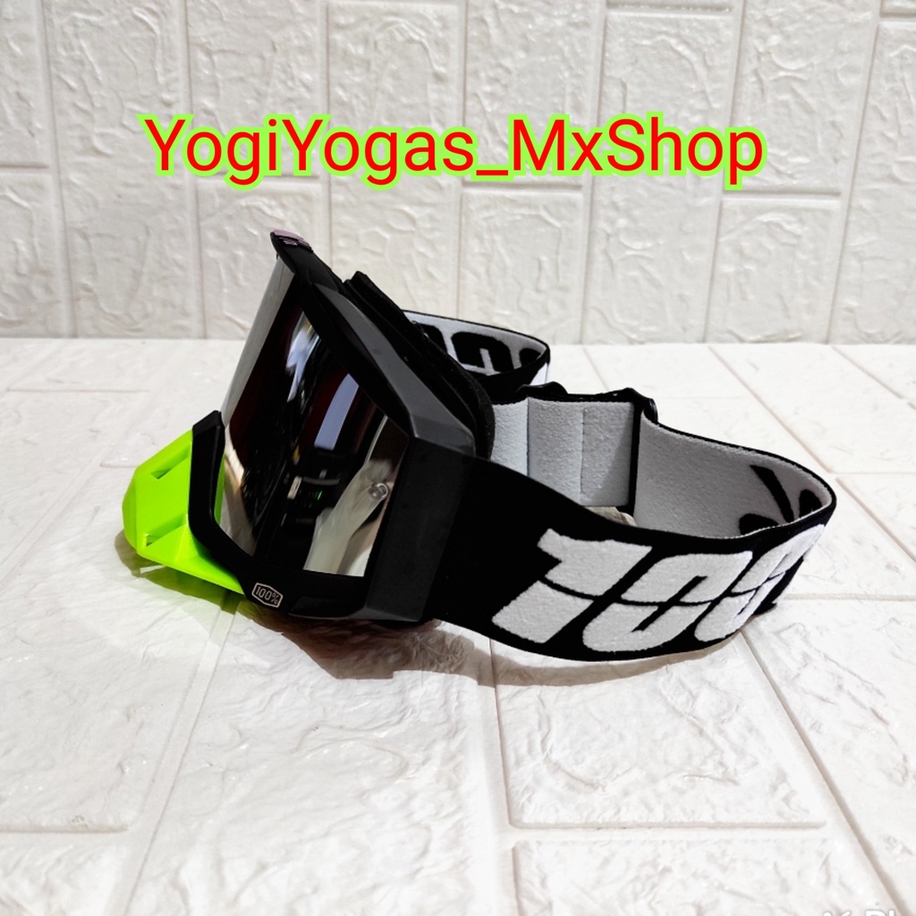 goggle cross trail or supermoto universal  berkendara kacamata helm goggle 100percen import kualitas premium goggle trail offroad bisa onroad berkualitas KODE 002