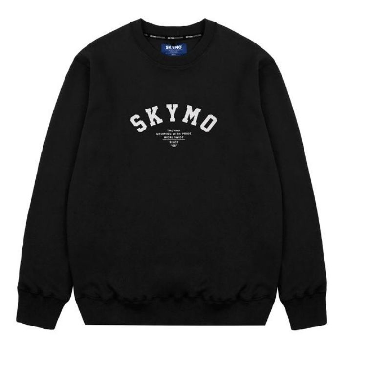 Crewneck Skymo Apparel Detroit Black-White