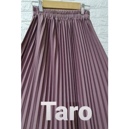 Kulot plisket / Kulot plisket premium / Highwaist Kulot Plisket / Kulot plisket premium jumbo m fit to xxl-Taro
