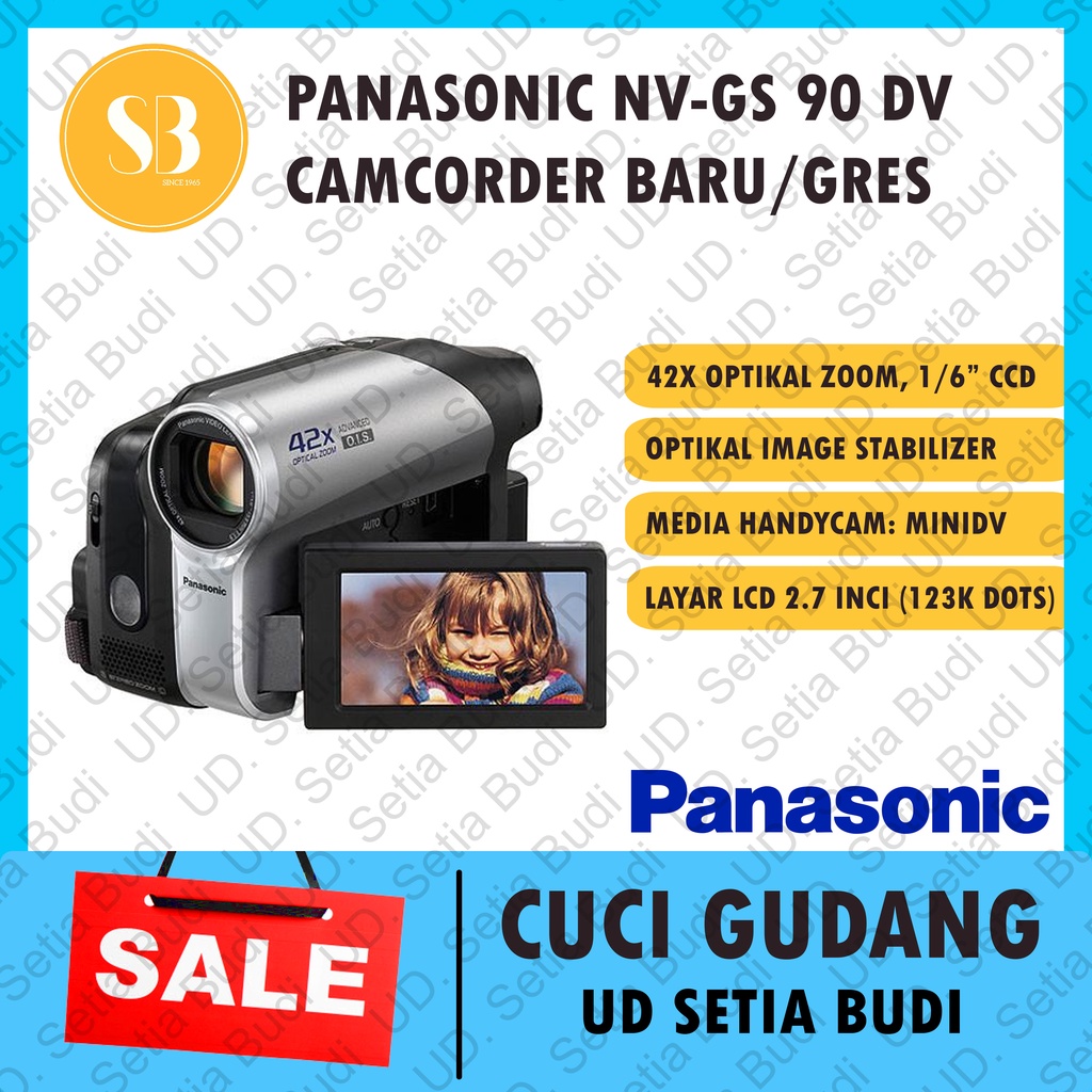 Handycam Panasonic NV-GS90 Camcorder Baru Murah