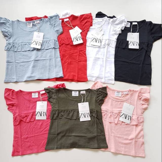 TEE ZARA FOR GIRLS / KAOS ZARA ANAK PEREMPUAN CEWEK