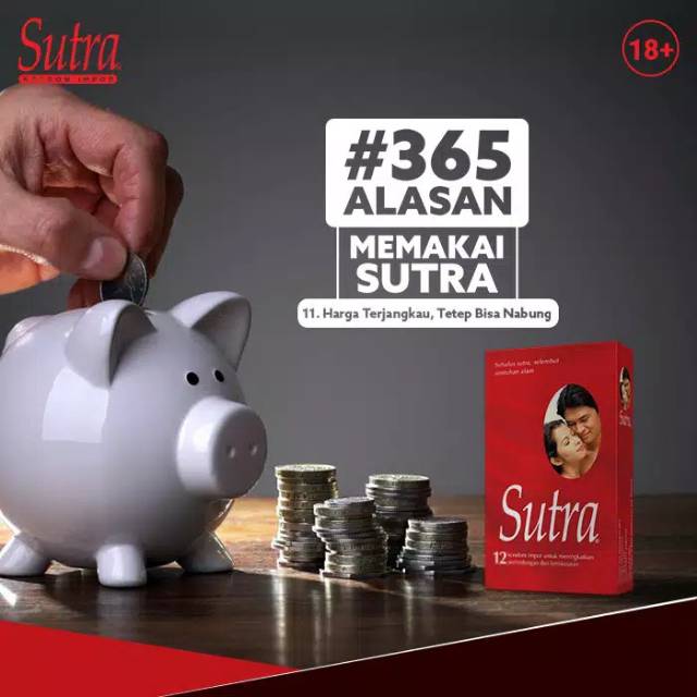 Kondom sutra merah isi 12