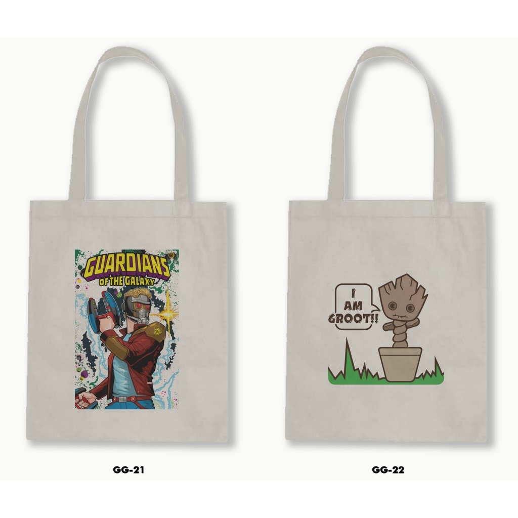 TOTE BAG BLACU  - GUARDIANS OF THE GALAXY .02