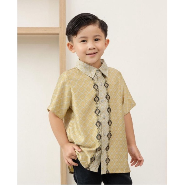 READY 1-2th NEVAN SHIRT-YELLOW Irama Series Geulis