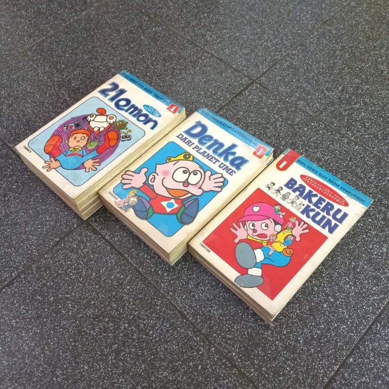 Komik 21 Emon ,Bakeru kun dan Denka dari planet Ume