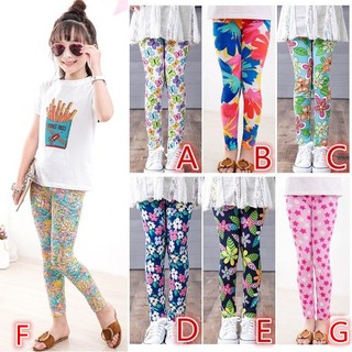  Celana  Legging Panjang dengan Bahan  Katun  dan Gambar Motif  