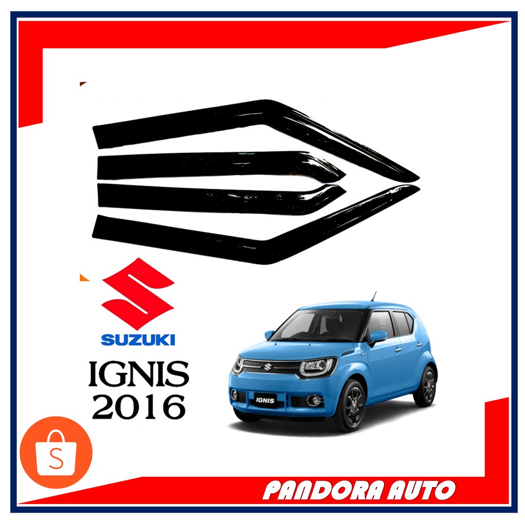 TALANG AIR MOBIL SUZUKI IGNIS 2016 MODEL SLIM AKRILIK HITAM