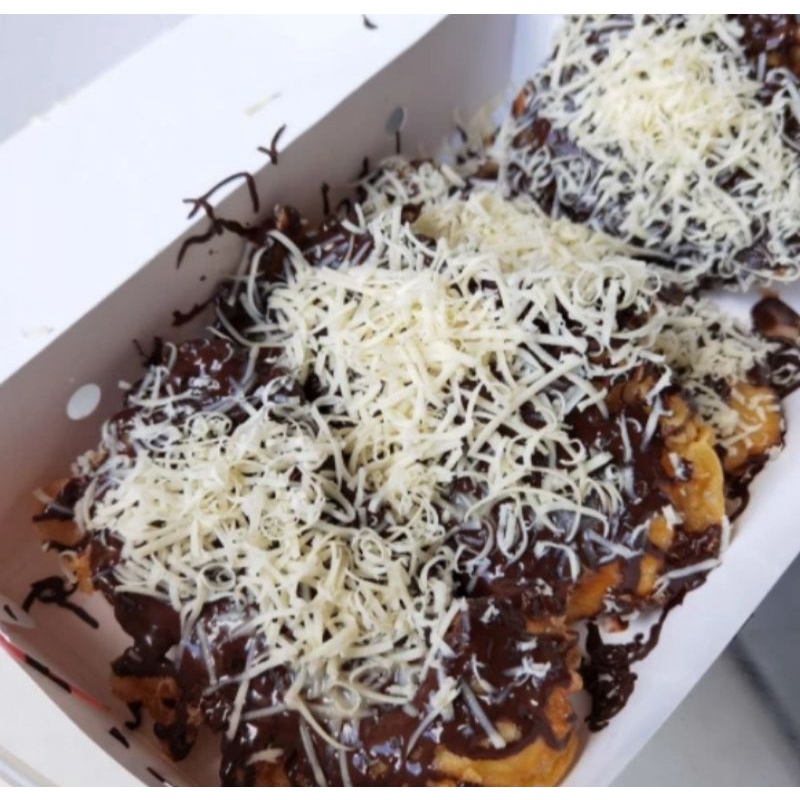 pisang goreng Krispy keju coklat lumer