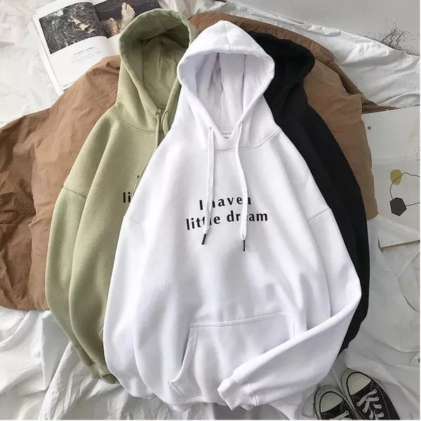 Hoodie Kupluk Sablon I have a Little Dream