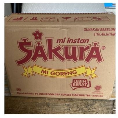 

Mi Goreng SAKURA Mi Instant per DUS isi 40 bungkus