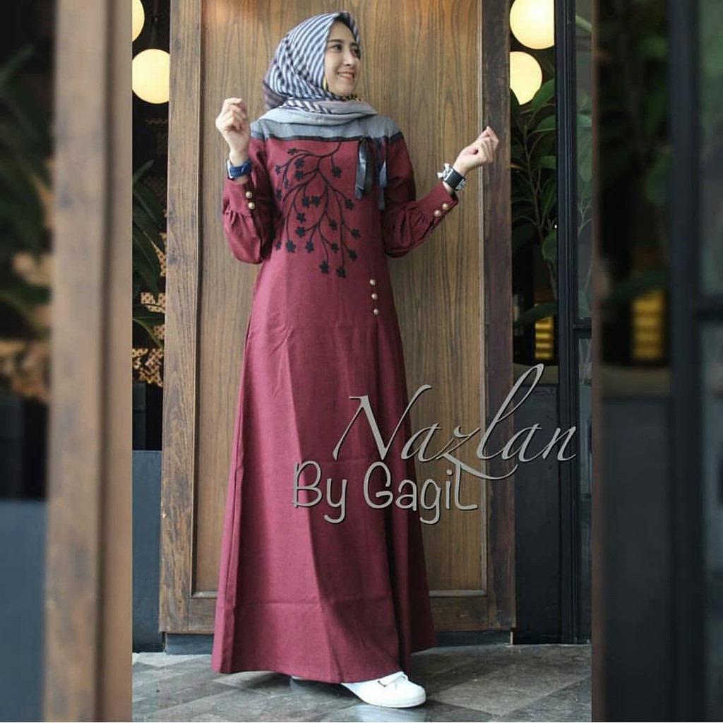 MODEL BAJU MUSLIM TERBARU DRESS REMAJA TUTORIAL HIJAB SUPPLIER BAJU