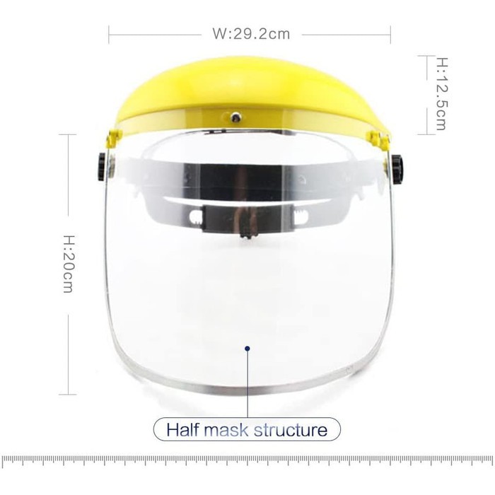 Helm Safety / Helm APD Face Shield / Safety Helmet / Pelindung Wajah - HFS