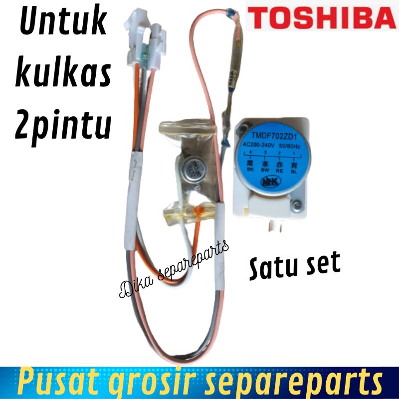 timer depros kulkas toshiba 2pintu satu set 1-3