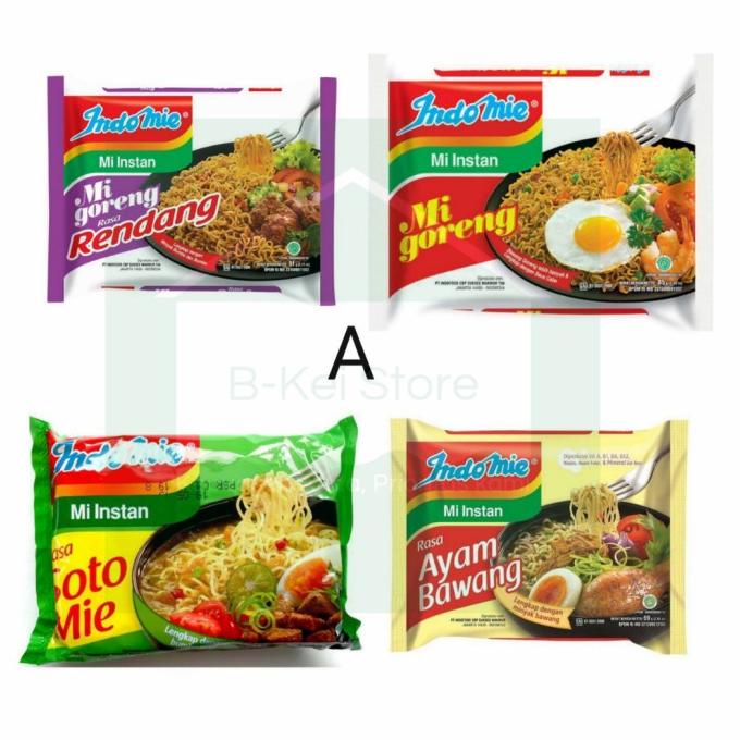 Indomie Goreng + Kuah 1 Dus Campur Terbaru