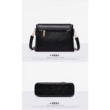 8666 TAS WANITA IMPORT SLEMPANG HANDBAG [1KG 3PC] PERFECT CORNER