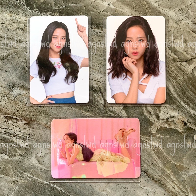Jisoo blackpink mise en scene china photocard set hello bubble benefit photocard