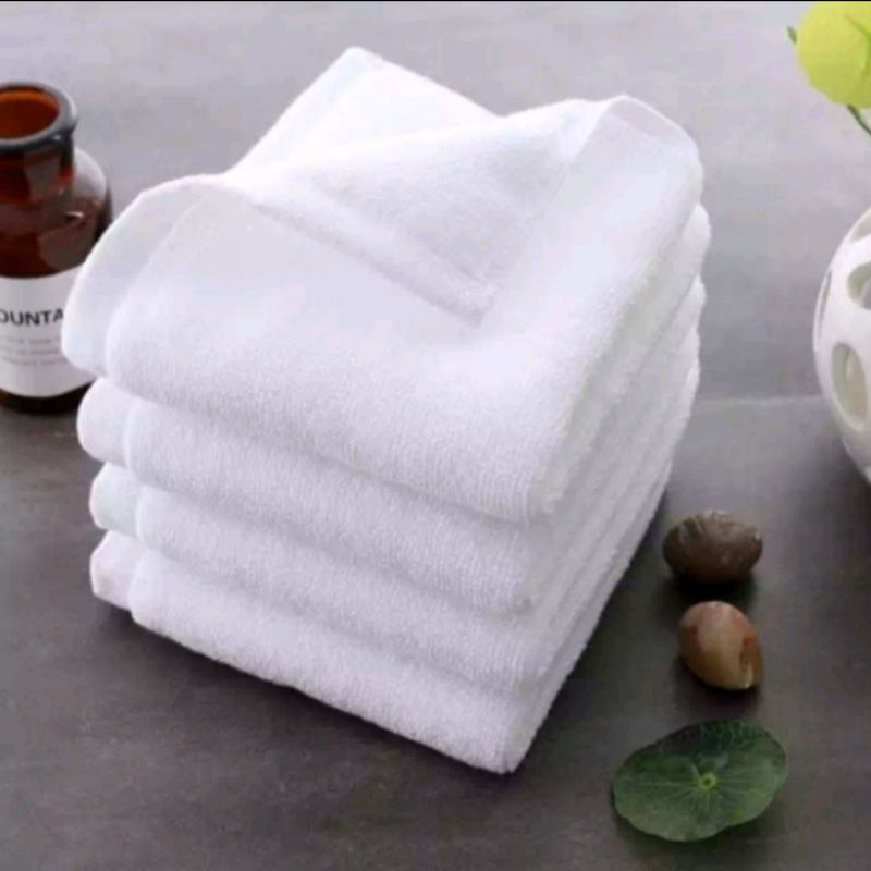 handuk putih 30 x 30