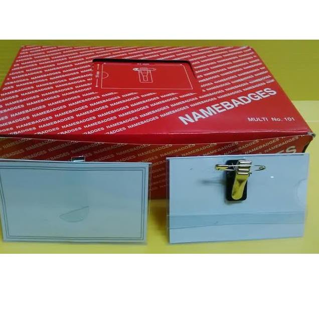 

PACK Name Tag Multi / Tanda Peserta Peniti Plastik ✔