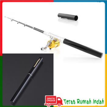 Alat Pancing Paket Joran Pancing Pena / Joran Pancing Pulpen / Pancingan Pulpen Mini