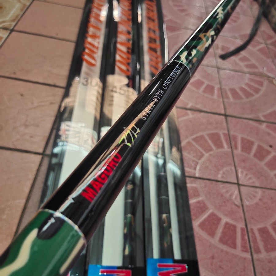 tegeg pancing baronang maguro commando 450 540 630 joran tegeg laut