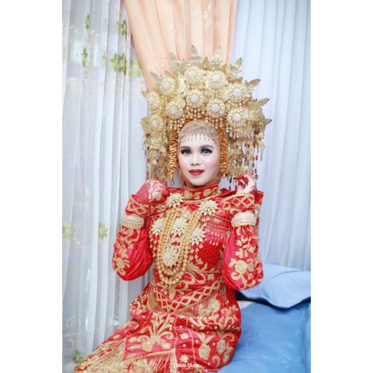 baju penganten Minang terbaru full Payet Jepang.