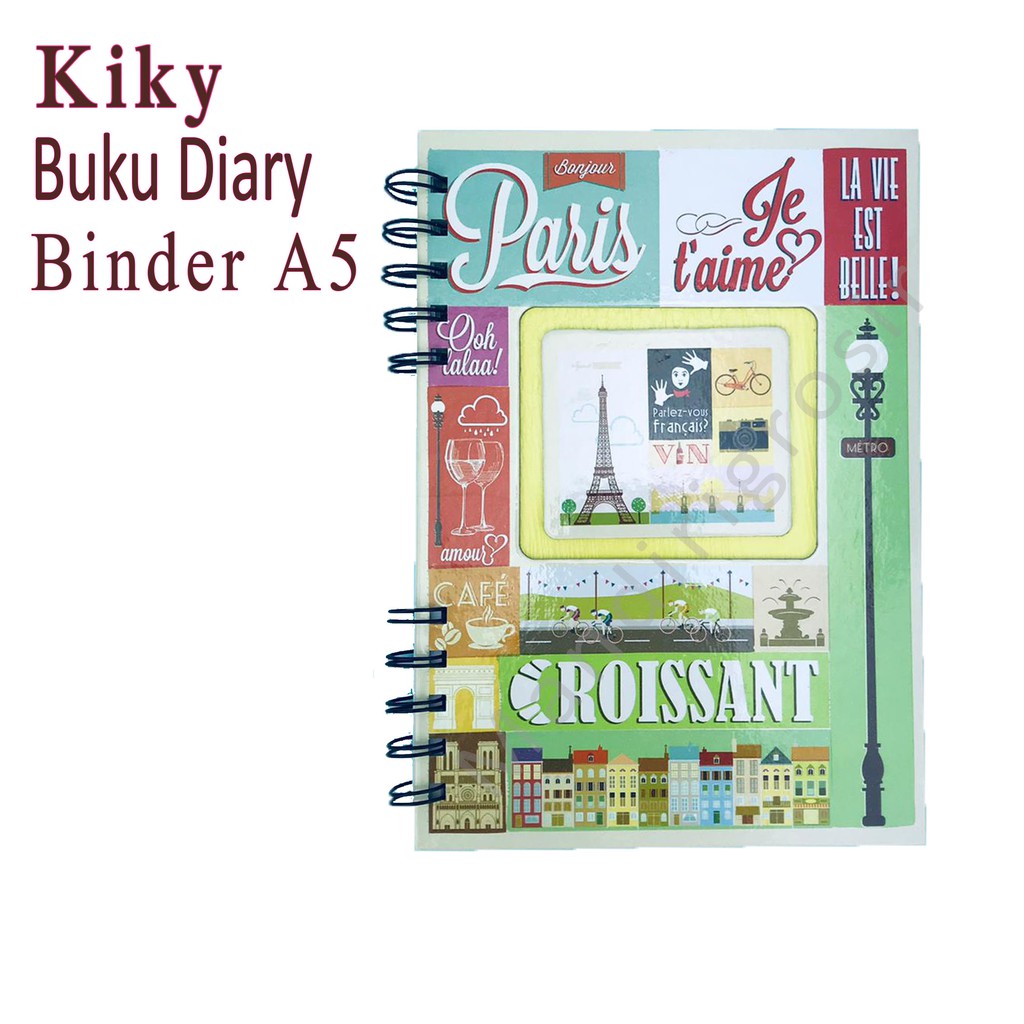 Buku Catatan * Kiky * Diary * Binder * 621550RN-A5