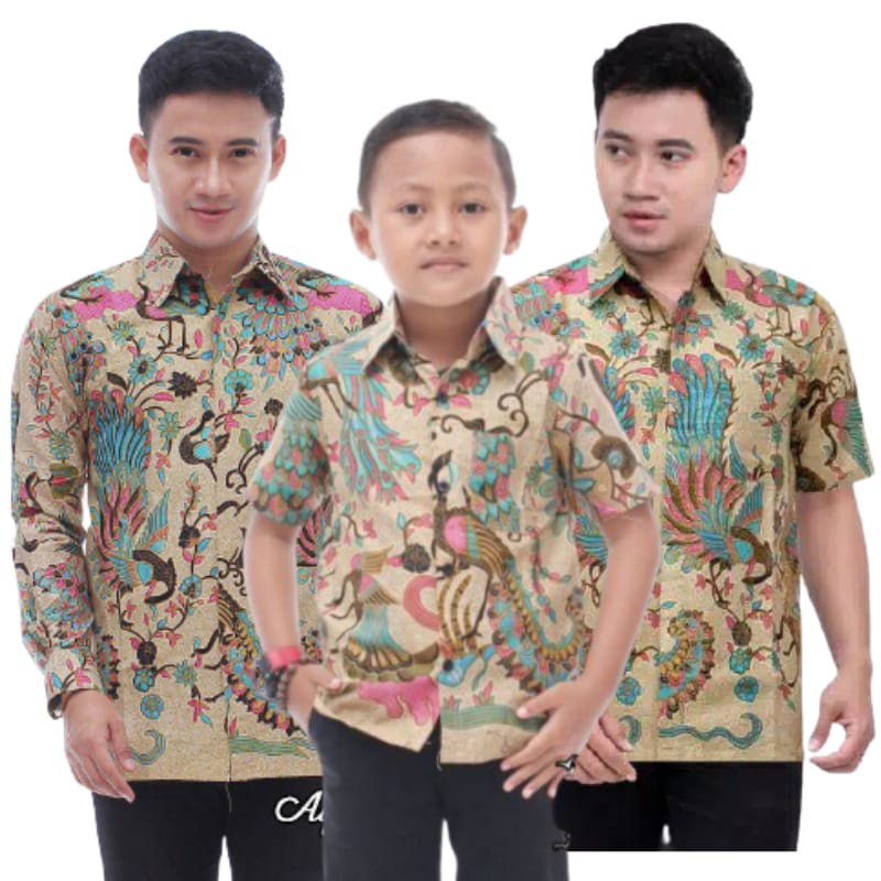 KEMEJA HEM BATIK COUPEL AYAH ANAK MOTIF