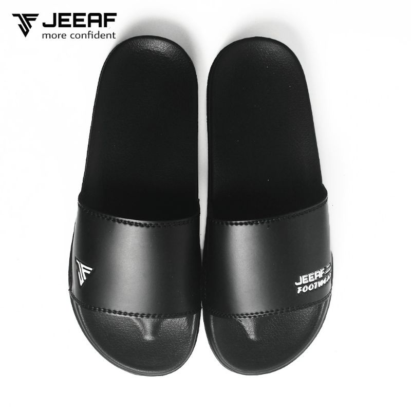Sandal slop polos/sendal slide pria wanita jeeaf original brand/sendal slop slip on basic polos empuk size 43-36
