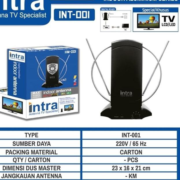 Antena Dalam Digital Intra - Antena TV Indoor Intra INT-001 terbaru