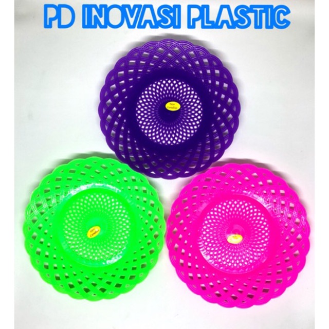 Piring rotan plastik / piring anyam 20 cm | Shopee Indonesia