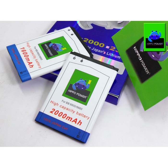 Baterai Batre Blackberry Dakota JM Double Power Hippo