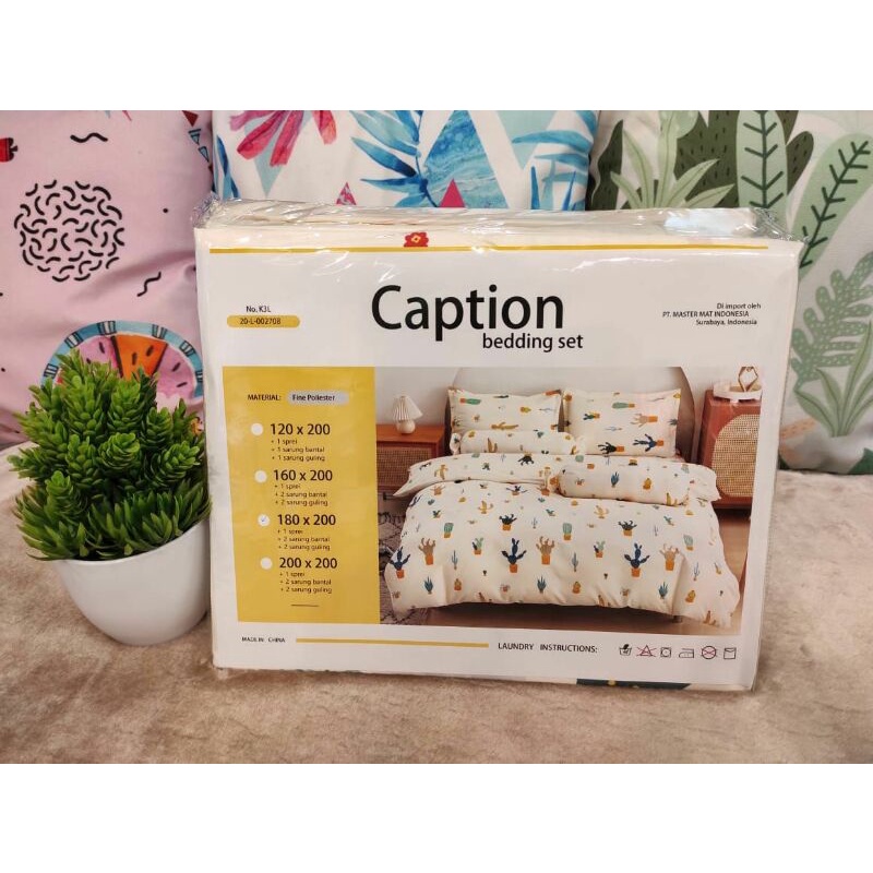 CAPTION Bedding Set / Sprei Set GSM New