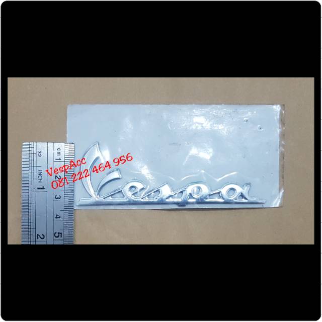 Sticker Timbul / Stiker 3D Vespa Latin Kecil (Import)