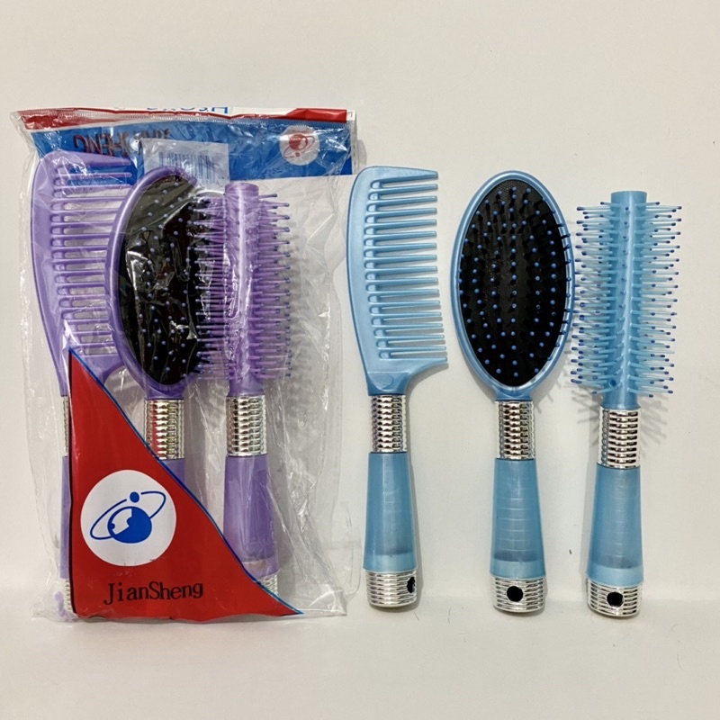 Sisir blow set isi 3 / Sisir Meifa / Sisir Gagang