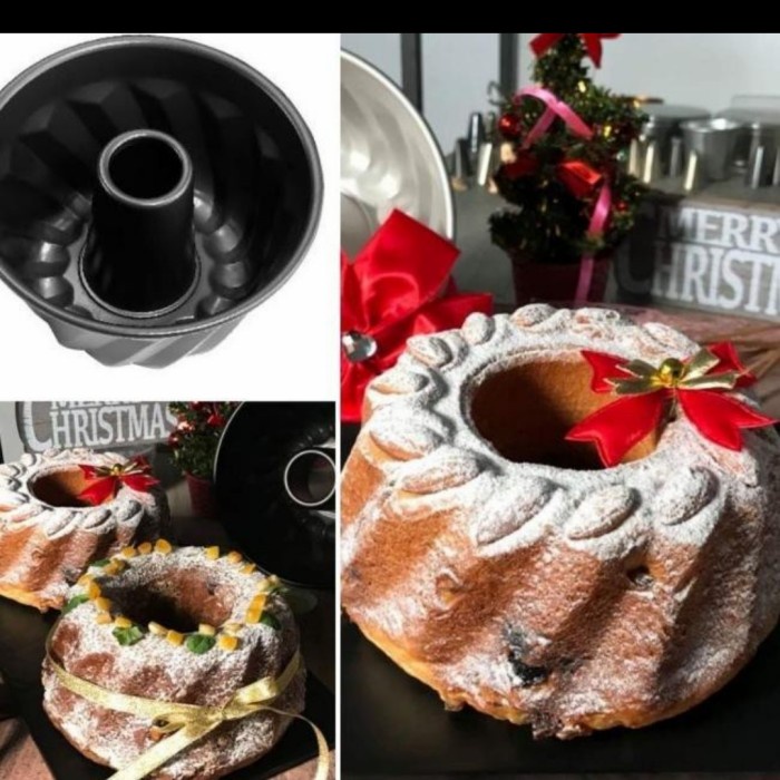 Sanneng SN6827 - German Gugelhupf (Non-stick) / Loyang Kugelhopf 18cm