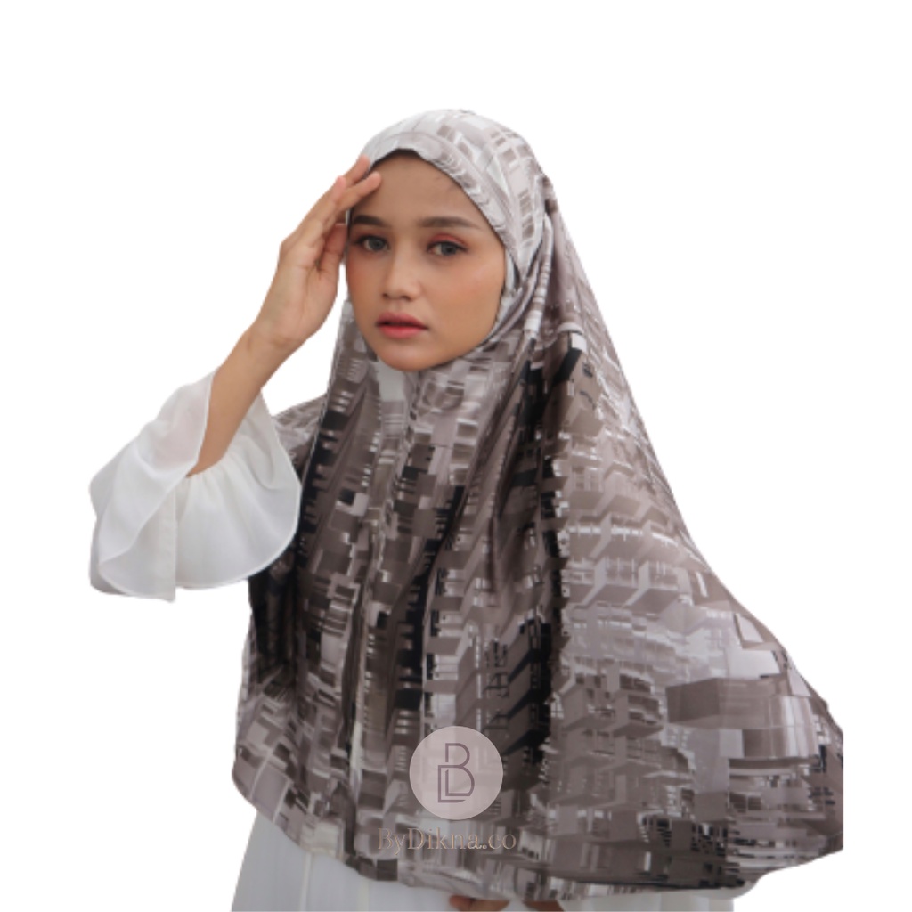 Bergo motif silk premium - Muazah