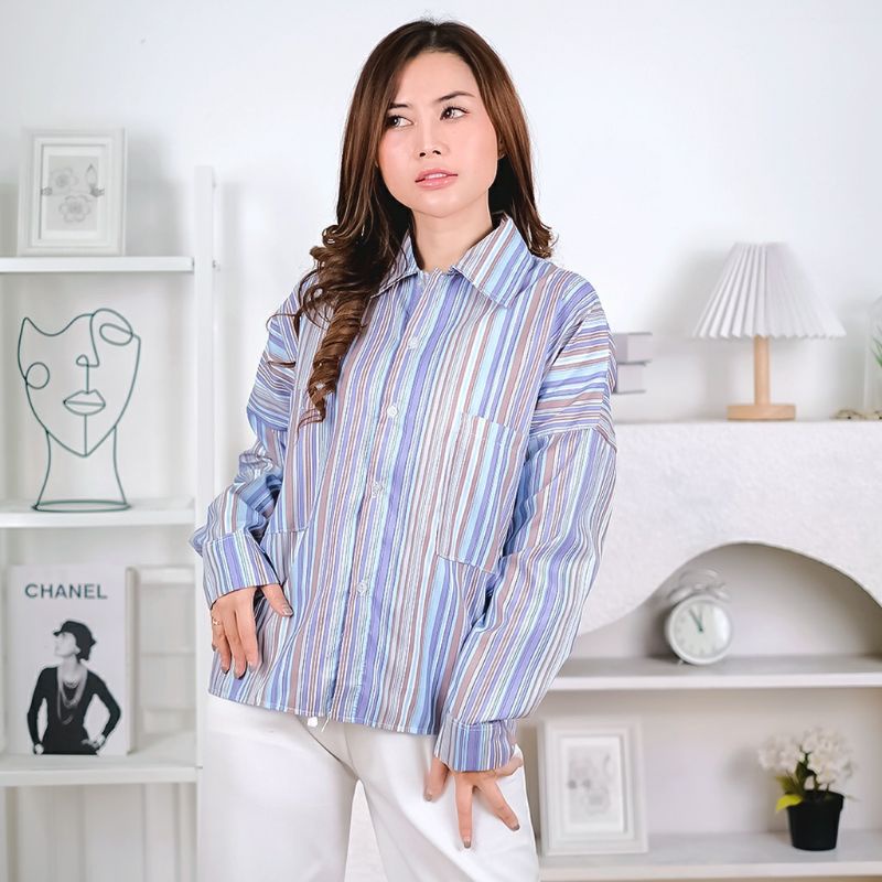 Arifirn Picato Oversize - Kemeja Wanita | Blouse Wanita | Atasan Wanita