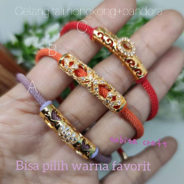 Gelang Tali Serut hongkong variasi xuping