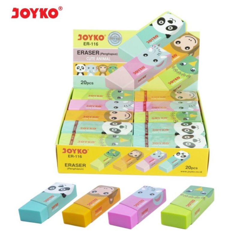 

[1 BOX / 20 PCS] Eraser Penghapus Joyko ER-116