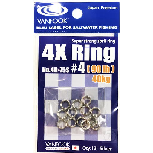 RING PANCING SPLIT RING | VANFOOK SUPER STRONG 4X SPLIT RING MADE IN JAPAN