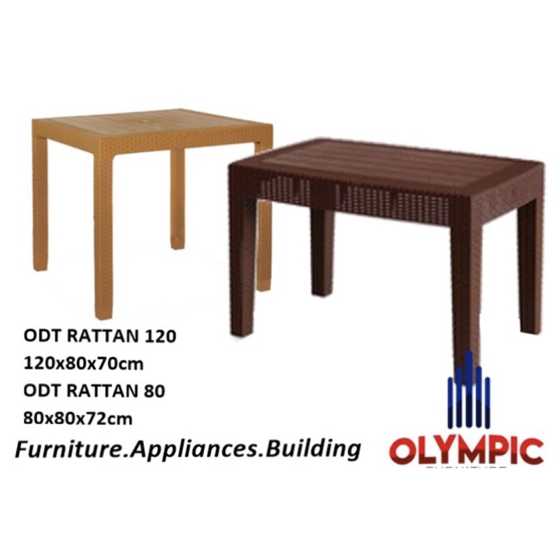 MEJA MAKAN PLASTIK OLYMPLAST