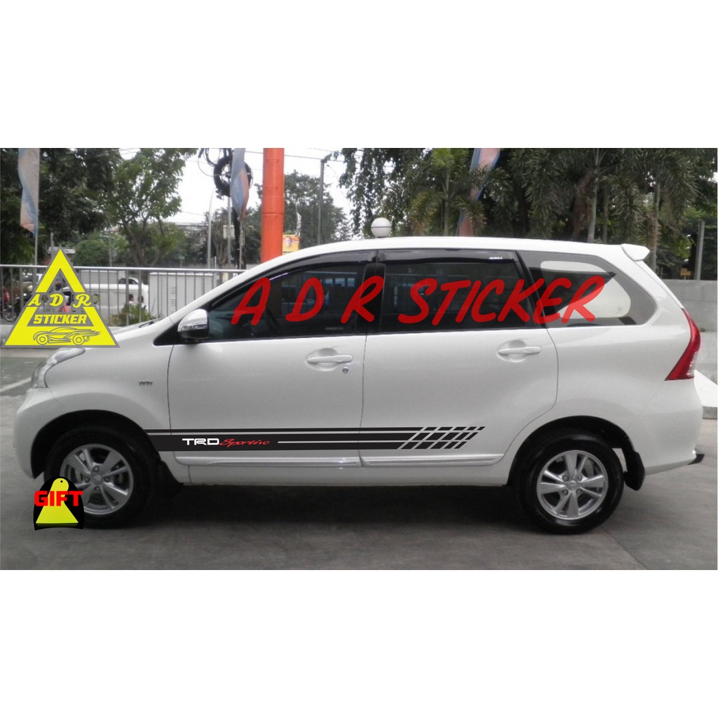 NEW STICKER STIKER MOBIL XENIA STICKER STIKER TRD SPORTIVO MOBIL DAIHATSU XENIA AYLA TARUNA