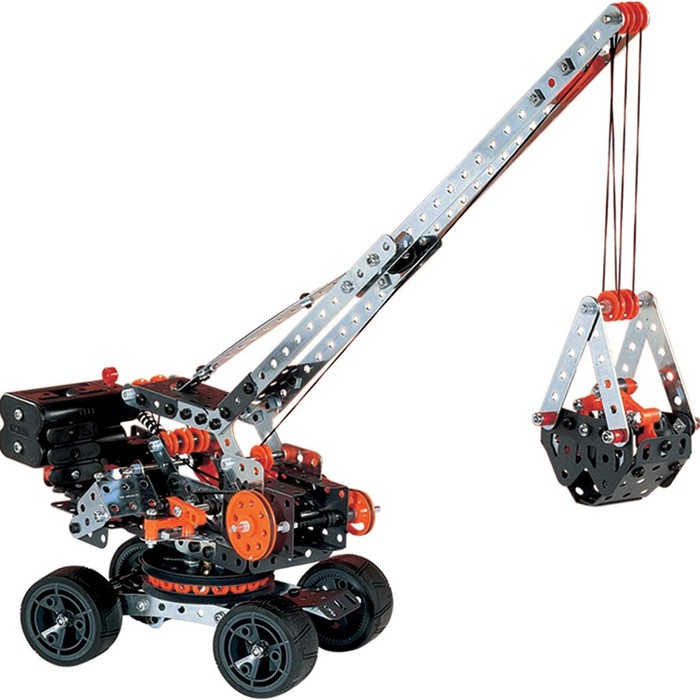 motorized erector building set