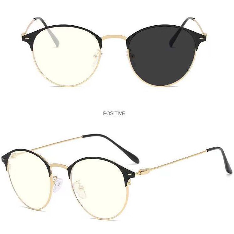 (COD) Kacamata Photocromic Korea Anti Radiasi 2 In 1 Cromic Glassess Eyewear Unisex MALL SHOPPING