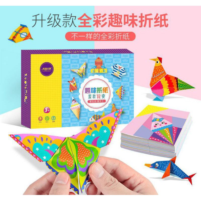 Kertas Origami 3D 152 pcs